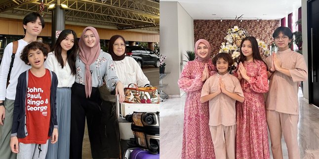 7 Portraits of Indriani Hadi, Former Wife of Sahrul Gunawan, with Her Three Children, Netizens: The Real Siblings