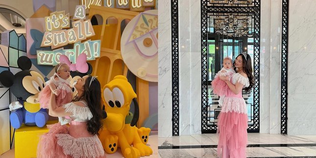 7 Photos of Jessica Mila Matching Outfits with Her Daughter at a Friend's Birthday