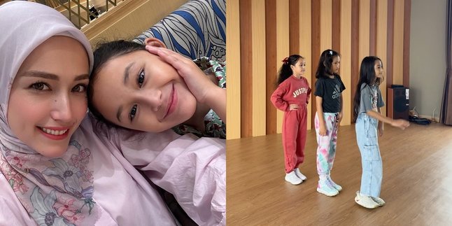 7 Portraits of Kayla, the Daughter of Pasha Ungu and Adelia Wilhelmina, Who is Now Taking Dance Lessons, Here is Her Performance