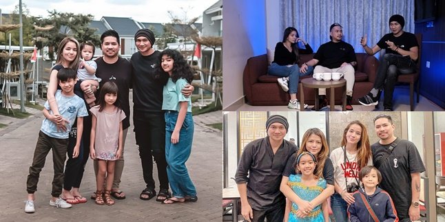 7 Pictures of Anji's Closeness with Dimas Akira, Sheila Marcia's Husband, Close and Compact in Taking Care of Leticia
