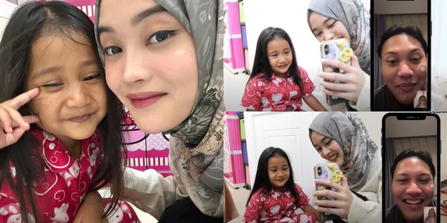 7 Portraits of Putri Delina and Rizky Febian's Closeness with Bintang, Her Step-Sister Who Resembles Late Lina Jubaedah