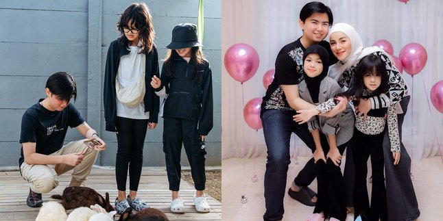 7 Photos of Sean, Olla Ramlan's Son, Getting Close with His Beautiful Step-Siblings, So Lovely