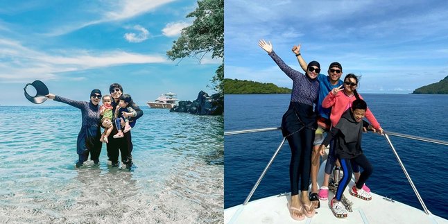 7 Photos of Anang Hermansyah's Family Vacation in Maluku, Aurel Already Looks Slim in Swimwear