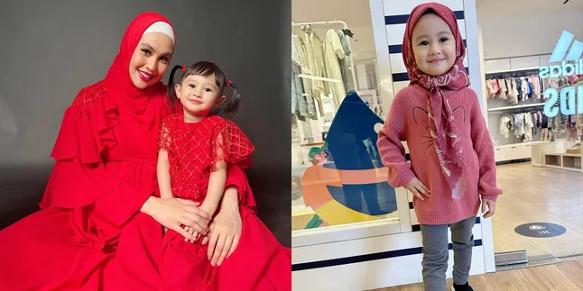 7 Potret Khalisa Anak Kartika Putri, di Usia 3 Tahun Sudah Belajar Puasa - Minta Pakai Hijab