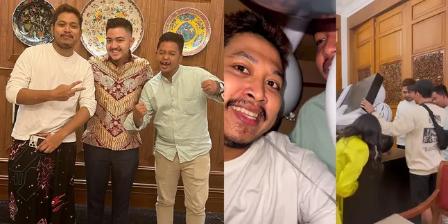 7 Potret Kocak Tretan Muslim dan Dustin Tiffani Jadi Kado Ultah Pacar Salmafina Sunan, Dimasukin ke Kardus Besar Bersama Balon
