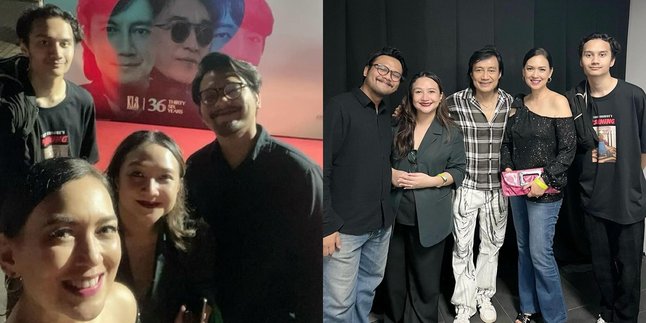 7 Complete Photos of Ira Wibowo with Her Stepchildren and Biological Children at Katon Bagaskara's Concert