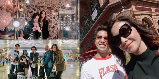 7 Portraits of Maia Estianty's Vacation with Family in London, Tissa Biani Already Called the Beloved Future Daughter-in-law