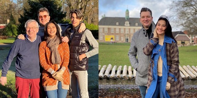 7 Photos of Maudy Koesnadi Returning to the Netherlands, Being Affectionate with Husband - Their Handsome Son Growing Up Becomes the Center of Attention