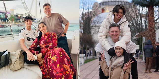 7 Portraits of Maudy Koesnaedi with her Husband and Teenage Children, Harmonious Family - Good Looking