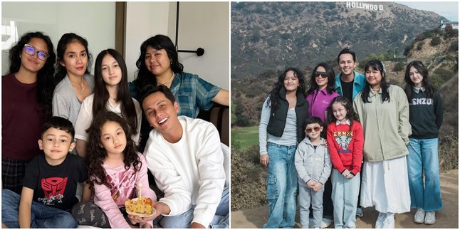 7 Portraits of Family Warmth Moments of Andhika and Ussy, Proof of Love that Grows Stronger with Their Children