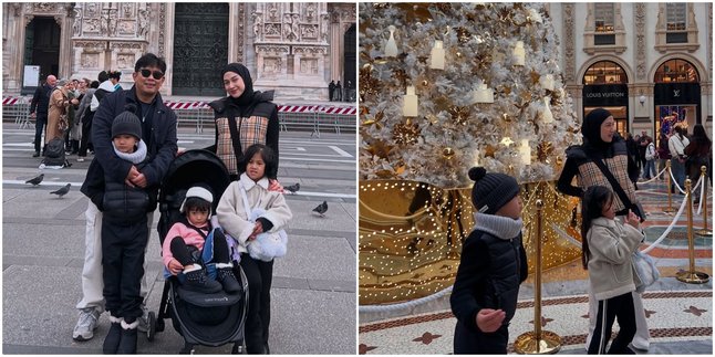 7 Captivating Moments of Nina Zatulini with Family in Milan, Spotlight on the First Day