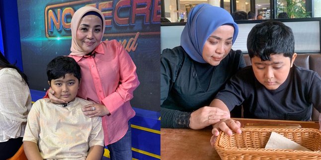 7 Pictures of Muzdalifah with Falhan Abssar, Her Son with Nassar who is Now Big and Handsome