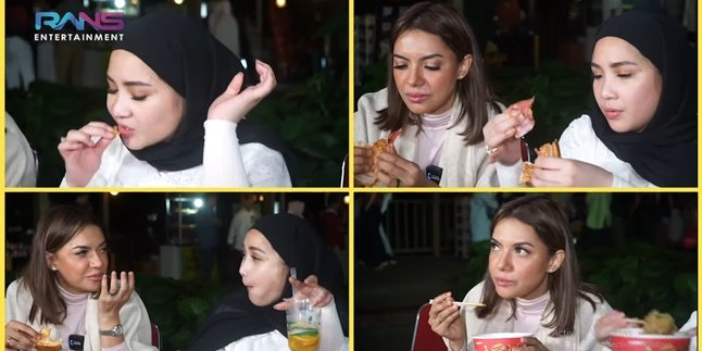 7 Portraits of Nagita Slavina Inviting Najwa Shihab to Eat Together, Her Hijab Style Receives Praise Despite Being Simple