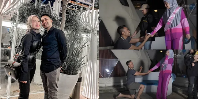 7 Potret Nathalie Holscher Dapat Cincin dari Fariz Saat Ultah, Dilamar?