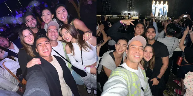 7 Potret Nia Ramadhani Saat Nonton Konser Westlife, Bareng Anak-Anak Sarita Abdul Mukti bak Sebaya - Full Energik