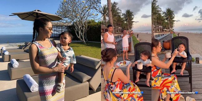 7 Portraits of Nikita Willy Surprised with a Birthday Surprise While on Vacation in Bali, Making You Focus on Feeding Her Child