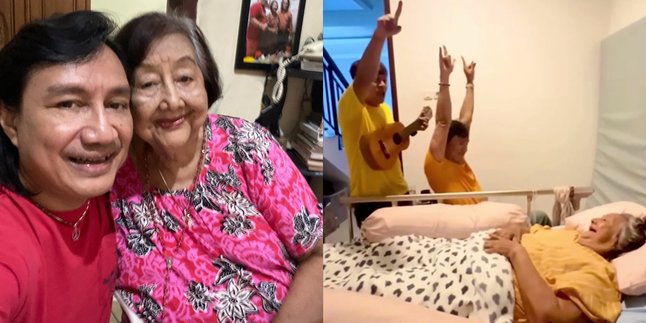 This is How Nugie and Katon Bagaskara Entertain Their Mother who is in Recovery from Stroke