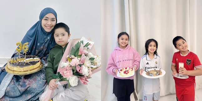 7 Photos of Oki Setiana Dewi Celebrating Her 36th Birthday in Egypt, Surprised by Her Children - Cooked Special Food