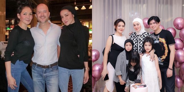 7 Portraits of Olla Ramlan with Her Ex-Husband's Wife, Their Closeness Receives Praise