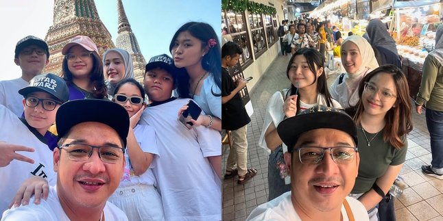 7 Photos of Pasha Ungu Vacationing with Adelia Wilhelmina, Also Inviting Shakiena and Nasha, His 2 Teenagers