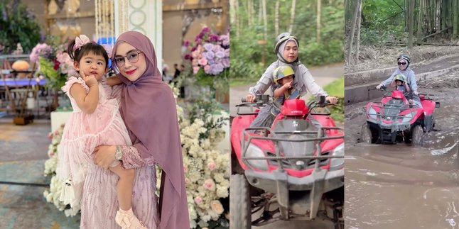 7 Photos of Ria Ricis Taking Moana to Ride ATV, Admits It's More Challenging Until Soaked