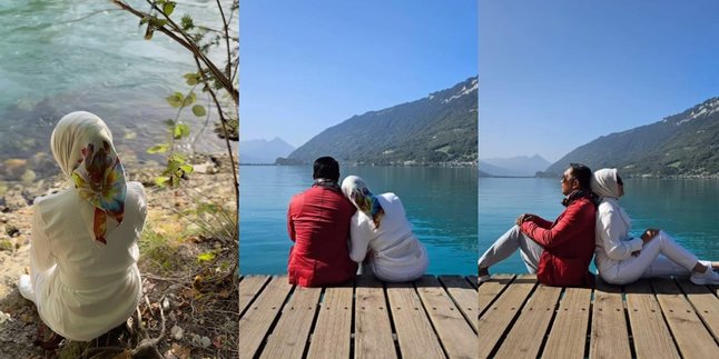 7 Portraits of Ridwan Kamil and Wife Visiting the Aare River, the Place Where Their Son Passed Away, Strong - Giving Touching Messages