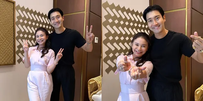 7 Potret Rossa Bertemu Choi Siwon, bak Bestie Lepas Rindu dan Saling Peluk