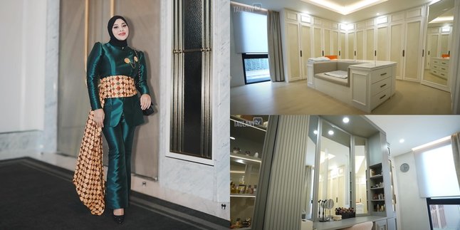 7 Portraits of Aurel Hermansyah's Elegant Wardrobe Space, Considered the Most Feminine Area in the Industrial Style House