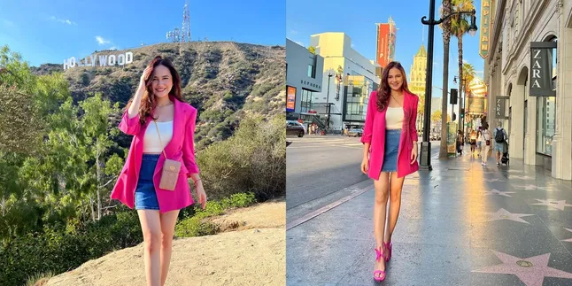 7 Potret Syifa Hadju Jalan-Jalan di Amerika, Parasnya Disorot bak Warga Lokal