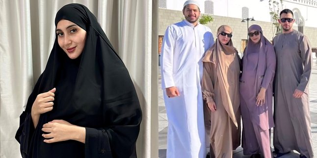7 Portraits of Tania Nadira who is currently pregnant with her fourth child, resembling local Arab residents when visiting the Holy Land - Radiating Beauty