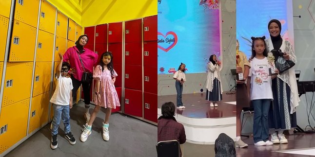 7 Photos of Tantri Kotak Participating in a Singing Competition at Her Child's Vocal Class, Did Not Win 1st Place