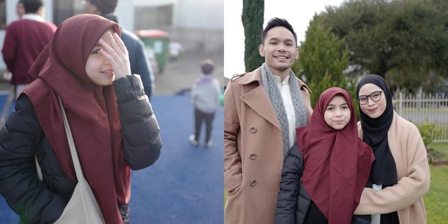 7 Latest Portraits of Sienna, Marshanda and Ben Kasyafani's Daughter, Now Shy in Photos - Beautiful Hijab Style like a Pesantren Child