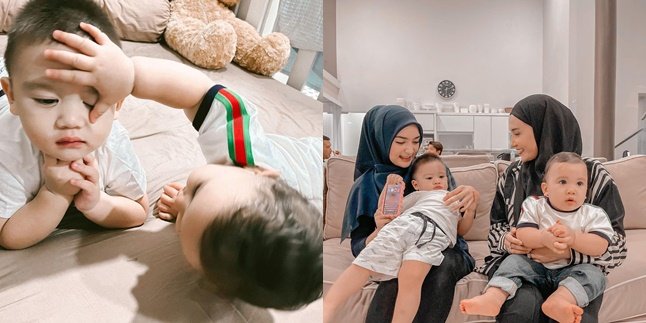 7 Pictures of Zaskia Sungkar's Child and Citra Kirana's Child Playing Together, Double Trouble - All Handsome