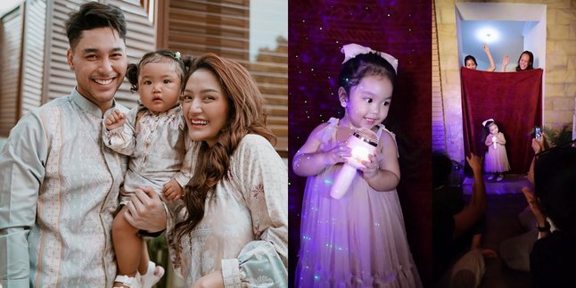 7 Portraits of Xarena, Siti Badriah's Daughter, Cosplaying as a Dangdut Singer, Called Sachet Singer - The Audience is More Excited