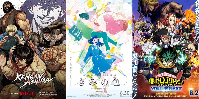 7 Rekomendasi Anime yang Tayang Bulan Agustus 2024 dari Movie, Serial, hingga ONA