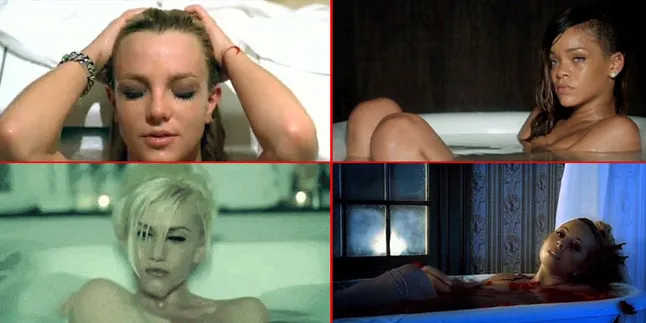 7 Video Klip Diva Dengan Adegan Berendam di Bak Mandi