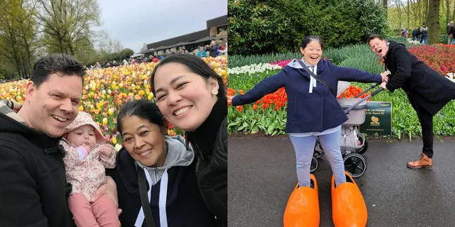 7 Potret Kedekatan Ibunda Gracia Indri Bareng Menantu Bule, Saling Kompak