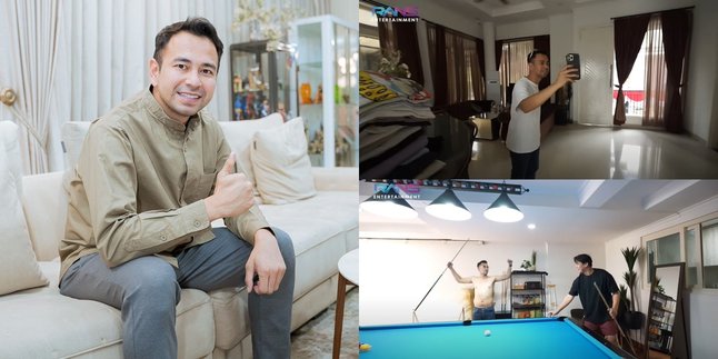 7 Portraits of Raffi Ahmad Visiting Olga Syahputra's House, Full of Fun Playing Billiards with Billy Syahputra