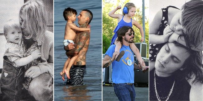 8 Ayah Rocker dan Anak-Anak Keren Mereka