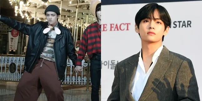 8 Foto Fashion V BTS Pakai Celana Gombrong, Kini Ramai Jadi Pembicaraan Netizen
