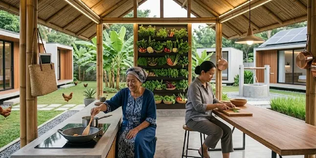 8 Open Kitchen Ideas in the Village for Slow Living, Comfort, and Close to Nature