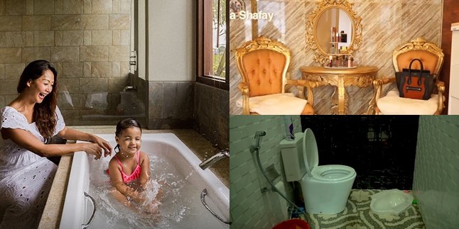 8 Unique and Unconventional Celebrity Bathrooms, Some Place a Throne in the Toilet - Latest from Ayu Ting Ting