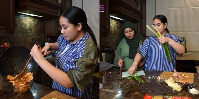 8 Photos of Nagita Slavina and Aurel Hermansyah Cooking Sahur Together, Both Wives of Sultan but Still Willing to Enter the Kitchen