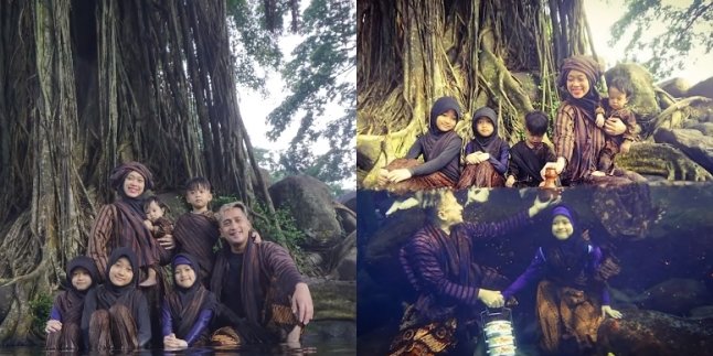 8 Exciting Moments of Irfan Hakim's Family Photo Session, Diving with Fish in the Water Source