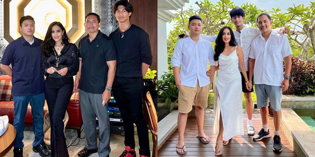 8 Portraits of Diah Permatasari's 2 Less-Exposed Handsome Sons - The Youngest One is Almost 2 Meters Tall