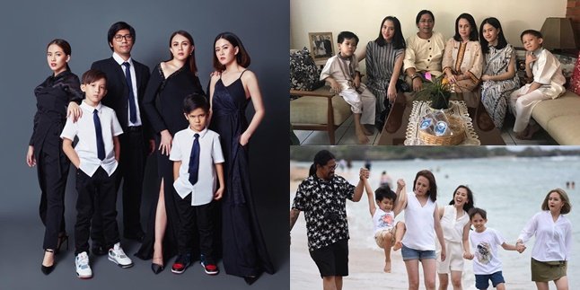 Called the Handsome Family Netizen, Here are 8 Portraits of Adhisty Zara - Hasyakyla with her Parents and 2 Brothers