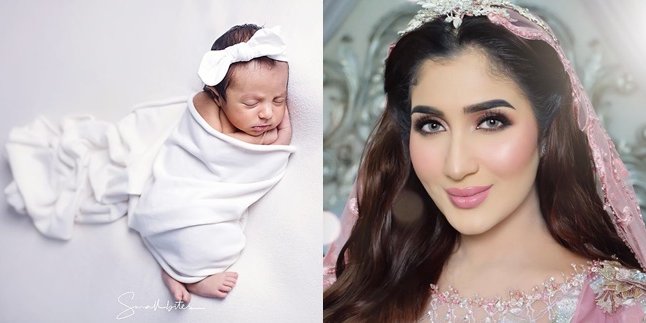 8 Portraits of Tania Nadira's Third Child, Having a Beautiful Arab Face - With a Sharp Nose Like Her Mother