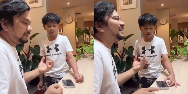 8 Portraits of Tompi's Son Who Has a Melodious Voice, Here Are the Moments While Practicing With His Father