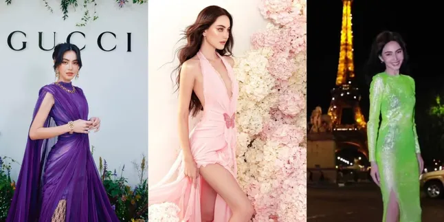 8 Potret Cantik dan Anggun Aktris Thailand Davikah Hoorne Dalam Balutan Gaun, Awet Muda di Usia 30 Tahun