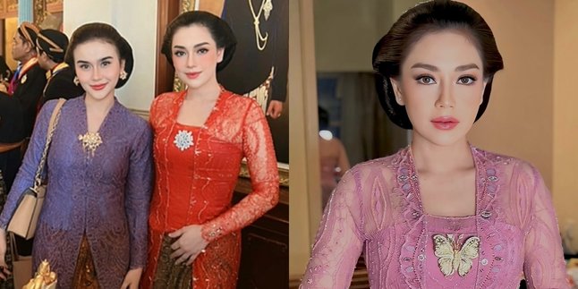 8 Portraits of Celine Evangelista Wearing Kebaya at the Royal Banquet of Keraton Solo - Receiving the Nobility Title